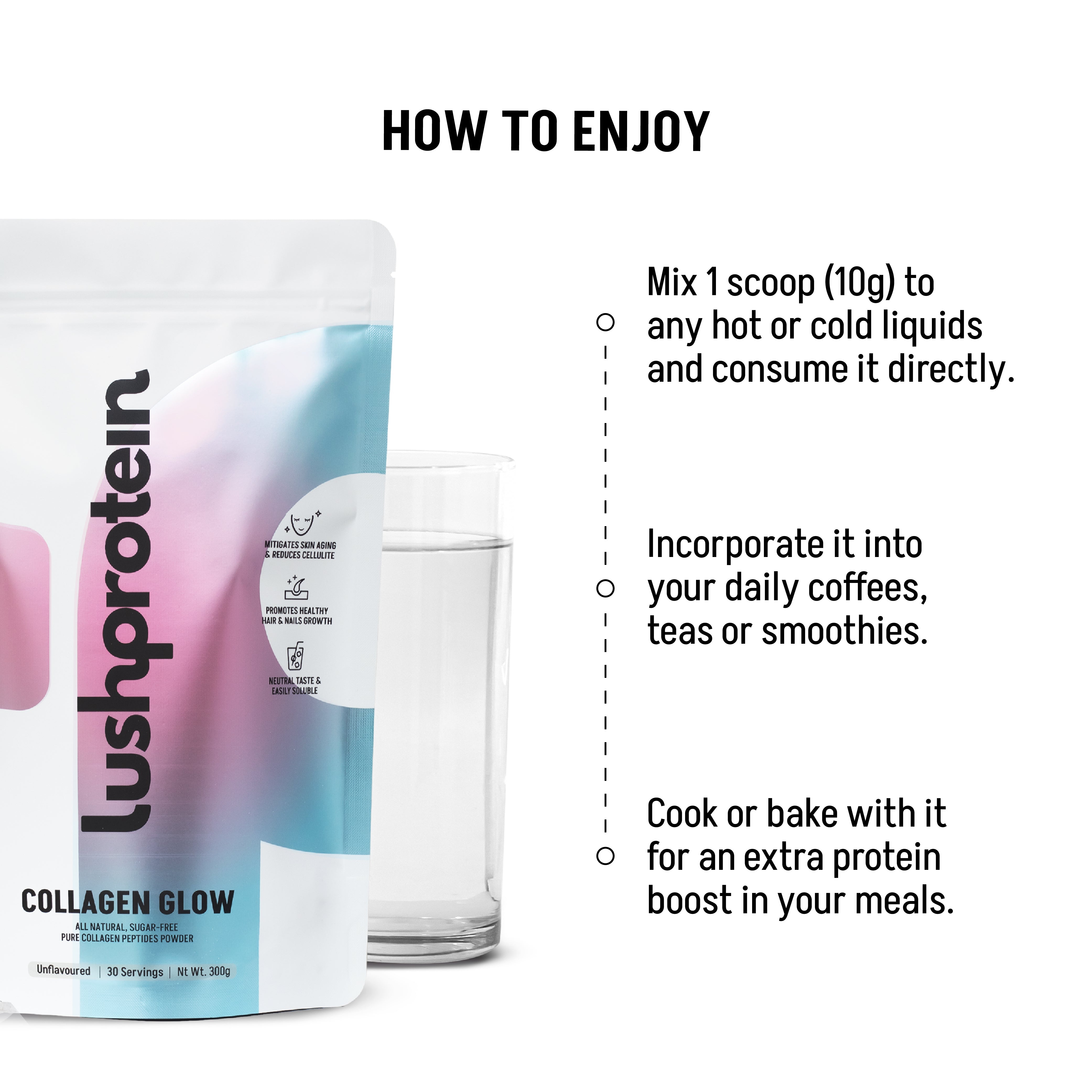 COLLAGEN GLOW - Lushprotein Malaysia