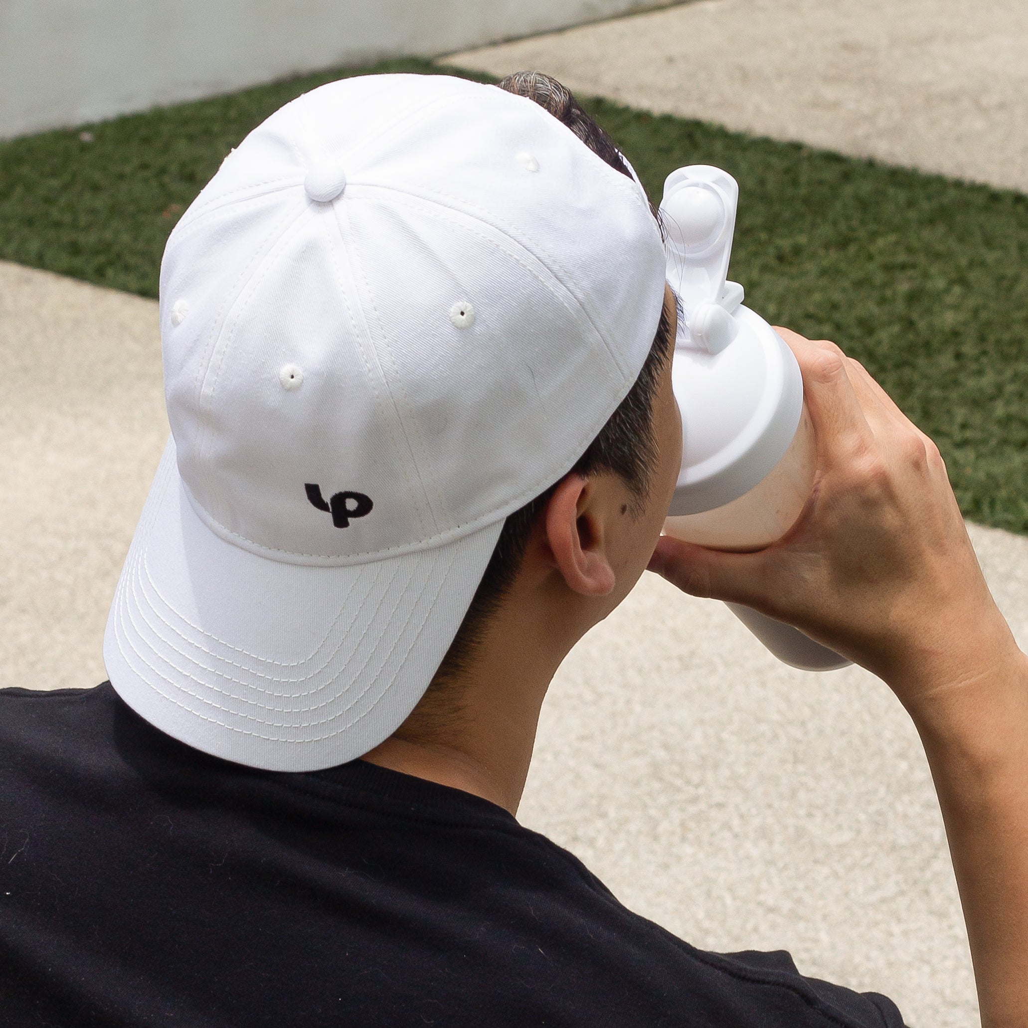 Lushprotein Logo White Cap - lushprotein