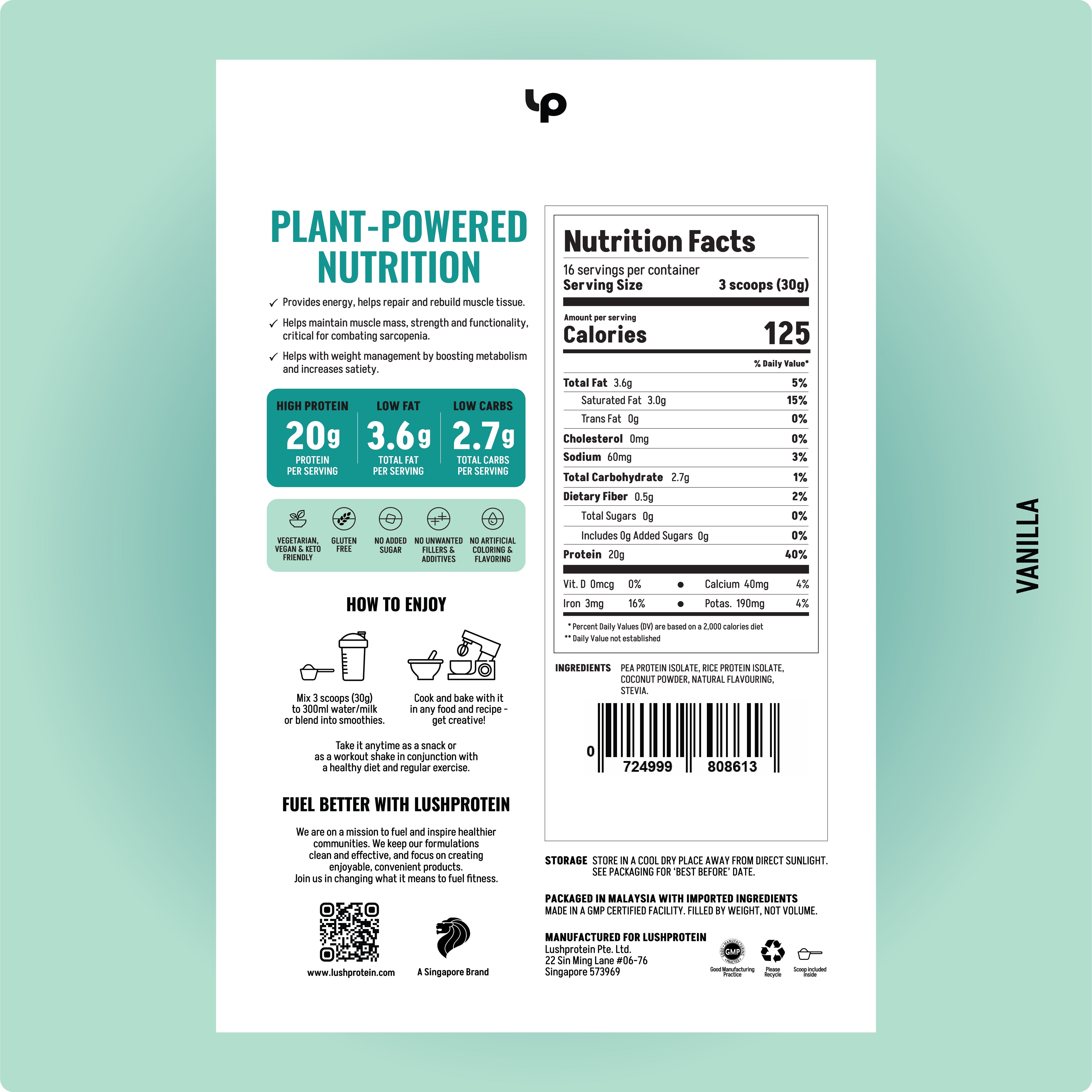 PLANT PROTEIN - Lushprotein Malaysia