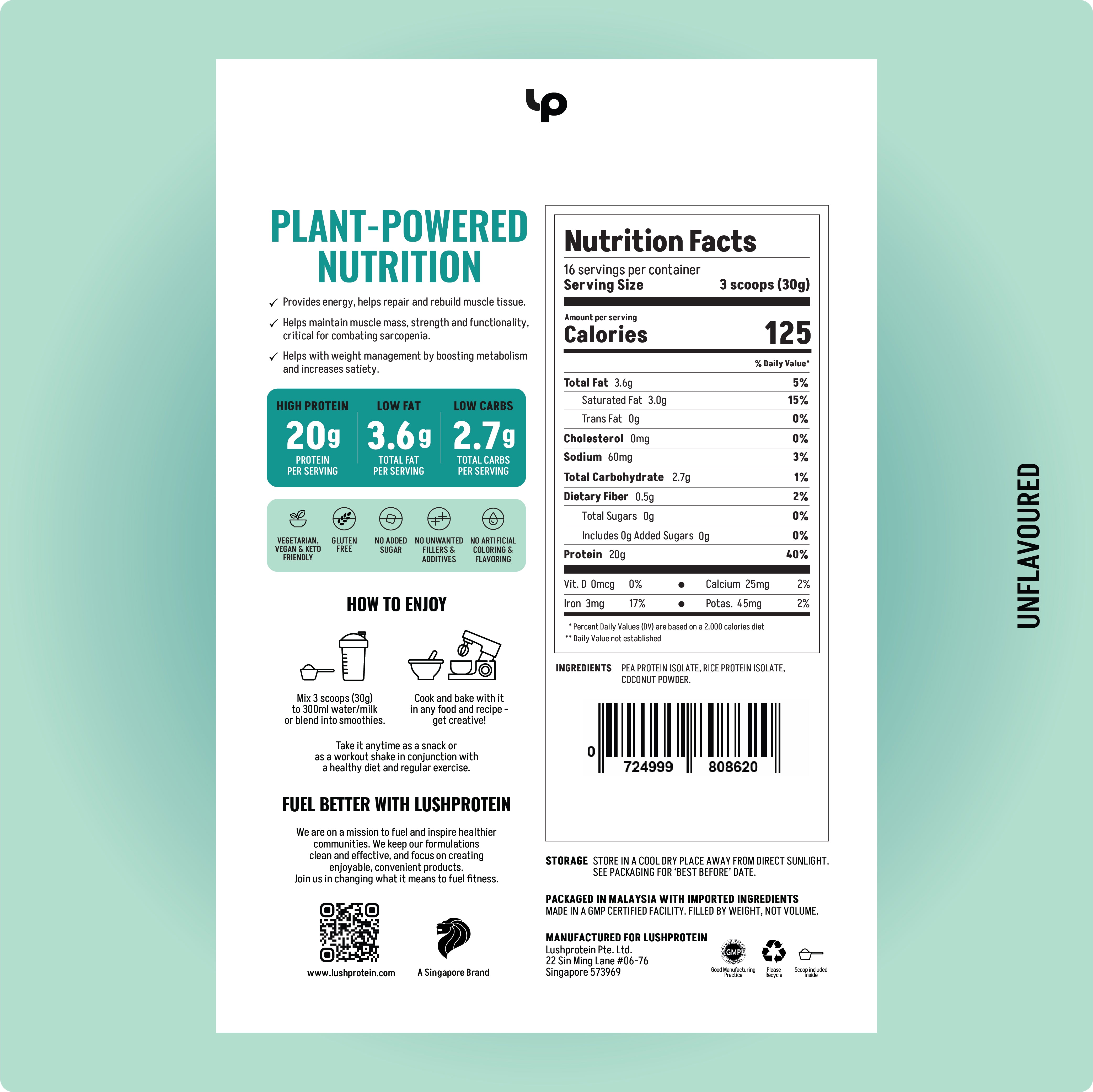 PLANT PROTEIN - Lushprotein Malaysia